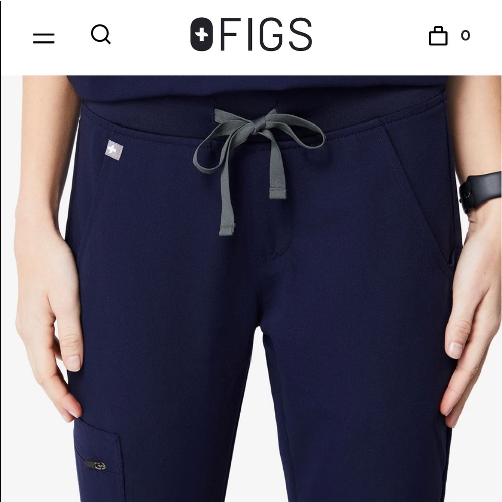 Figs ZAMORA scrub pants-navy xxs